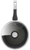 Tefal Unlimited Hapjespan - 24 cm - Zwart - Met Deksel
