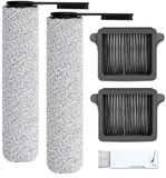 Merkloos PromoHome 2 Borstelrollen + 2 Filters vervangingsset voor Tineco Floor One S7 Pro