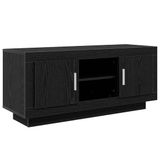 vidaXL TV-kast, eiken, zwart, 102 x 35 x 45 cm, technisch hout