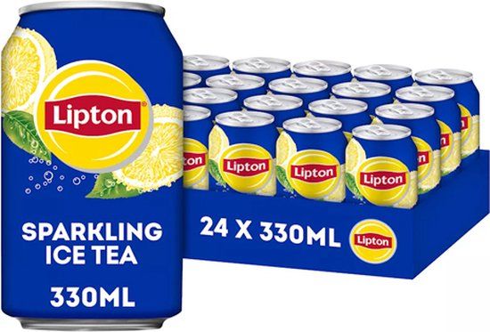 Lipton Ice Tea Sparkling - Lemon - 24x330ml
