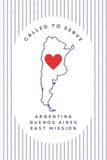 Argentina Buenos Aires East Mission Journal for LDS Sister & Elder Missionaries | 6"x 9" lined notebook | Gift for Mormon missionaries | Farewell ... study, daily reflection: Called to Serve