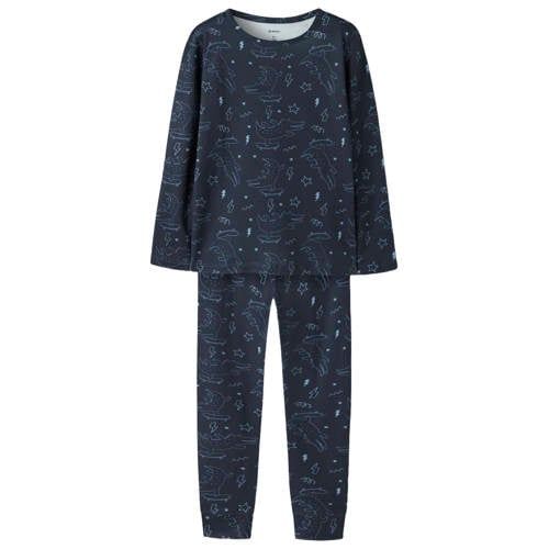 GUPPY MINI pyjama met print - donkerblauw