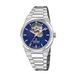 Festina F20054/5 Automatisch Horloge Dames Blauw RVS Zilverkleurig