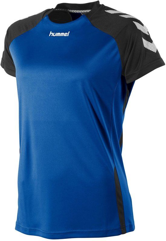 Hummel Aarhus Sportshirt - Women - L - Blue/Black/White