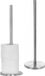 Bellatio Design Reserverolhouder - 2x - Zilverkleurig - RVS - 45 cm