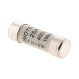 Zenitech - Set Van Keramische Zekeringen 10.3x31.5mm - Elektrische Circuitbescherming - Max. Stroom 25A - NF Gecertificeerd - Wit - 3 Stuks