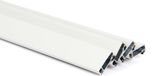 Bol Alu Blanc Profilés à découper sur mesure pour moustiquaires - Longueur 160 cm