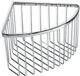 PromoHome Panier d'angle pour salle de bain - Solution de rangement en acier inoxydable
