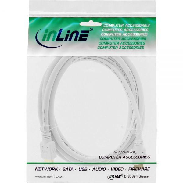 Inline HDMI Cable 2m - White - 17502W