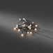 Konstsmide Cherry Light Decoration Chain - 20 LED Lights - Black - Indoor - Battery Powered