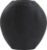 Light & Living Vaas deco SKELD zwart 39x11x40 cm - Zwart