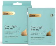 Face Facts Overnight Renew Boost Collagen Neck Mask - 3 x 15ml - Vegan