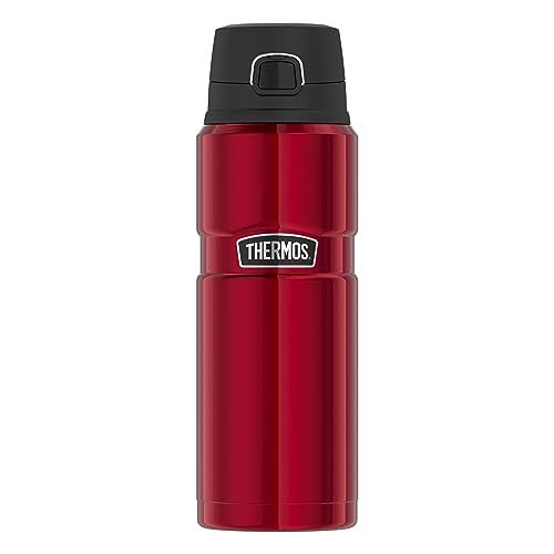 THERMOS STAINLESS KING BOTTLE 0,70 l roestvrij staal thermosfles met Safe Flow Lid, 15 uur warm/24 uur koud, waterfles, drinkfles voor thee, vaatwasmachinebestendig, BPA-vrij