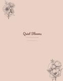 Quiet Blooms: A Floral Coloring Escape