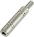 Tru Components 595219 Jackplug 6.35 mm Bus, droit Nombre de pôles : 2 Mono Argent 1 pièce(s)