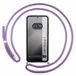 Tumundosmartphone Transparante beschermhoes voor Nothing CMF Phone 1, met paars koord