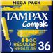 Tampax Compak Regular Tampons - Met Inbrenghuls - 36 stuks