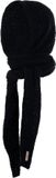 Knit Factory Blake Capuchon Sjaal - Zwart - One Size