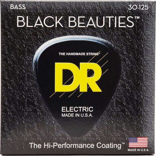 D&R B EXBK BKB6-30 Extra Black Beauties Medium snaar (6 snaren)