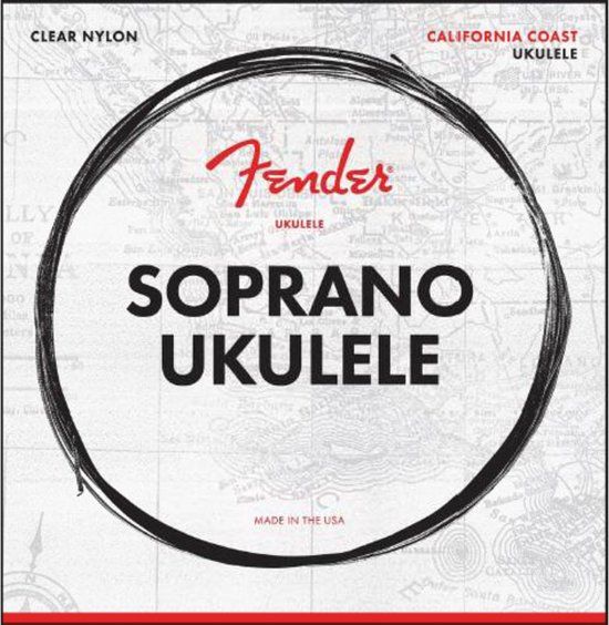 Fender California Coast Soprano Ukulele Strings