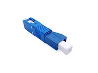 Elfcam® - Adapter/koppeling voor glasvezel Monomode SC mannelijk naar LC vrouwelijk, 1 stuk
