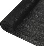 vidaXL Privacynet 195 g/m² 1,5x25 m HDPE Zwart