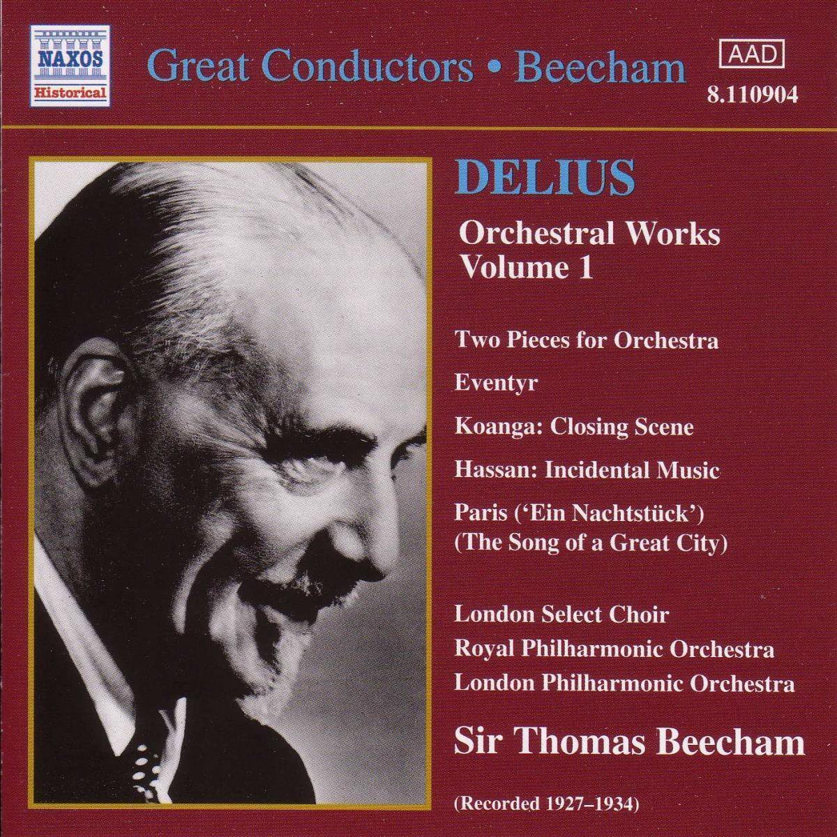 OUTHERE Delius Frederick: Le Opere Per Orchestra Vol 1