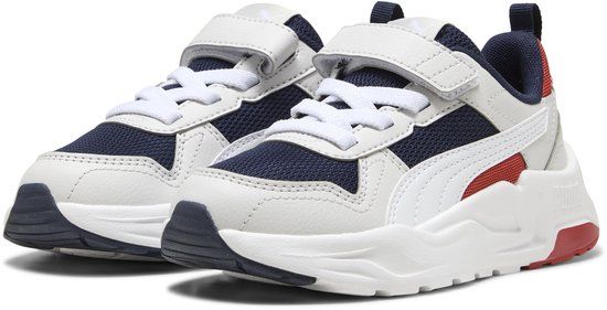 PUMA Trinity 2 LT AC PS Sneakers Kinderen Unisex Blauw/Wit Maat 29