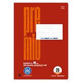 Staufen Green schrift - DIN A4, liniatuur 28 (5 mm geruit met randlijnen), 16 vellen, premium wit 90g/m² gerecycled papier, ronde hoeken voorkomen "ezelsoren", 1 stuk