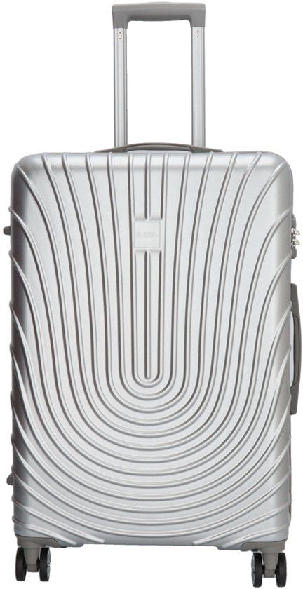 Enrico Benetti Calgary Middelgrote Koffer 68 cm - 71 liter - TSA Slot - Zilver