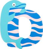Small foot Wooden Letter Animals D
