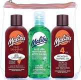 Malibu Travel Pack Tanning Oil-After Sun Gel - 3 x 100 ml