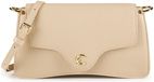 Coccinelle Leren schoudertas clutch C-Me Hi-Tech Crossbody Bag Sandshell beige