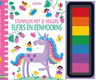 Elfjes Standaard Uitgeverij Stempelen met je vingers 1 - Elfjes en eenhoorns