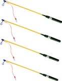 Tender Toys Lampionstokje - 10 stuks - Groen - Met LED lichtje - 50 cm