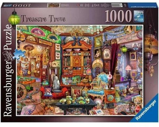 Ravensburger Aimee Stewart Treasure Trove legpuzzels van 1000 stukjes voor volwassenen en kinderen vanaf 12 jaar