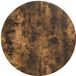 vidaXL Tafelblad Bewerkt hout Gerookt eiken Rond 70 x 1,5 cm