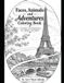 Faces, Animals and Adventures Coloring Book: A Creative Journey for Children and Adults
