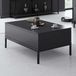 Emob Lord Salontafel | 100% Melamine | Antraciet, Zwart