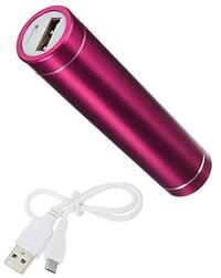 Shot Case Externe accu voor Honor 20, Universeel, Power Bank, 2600 mAh, met USB-kabel/Mirco USB, voor telefoon (roze)