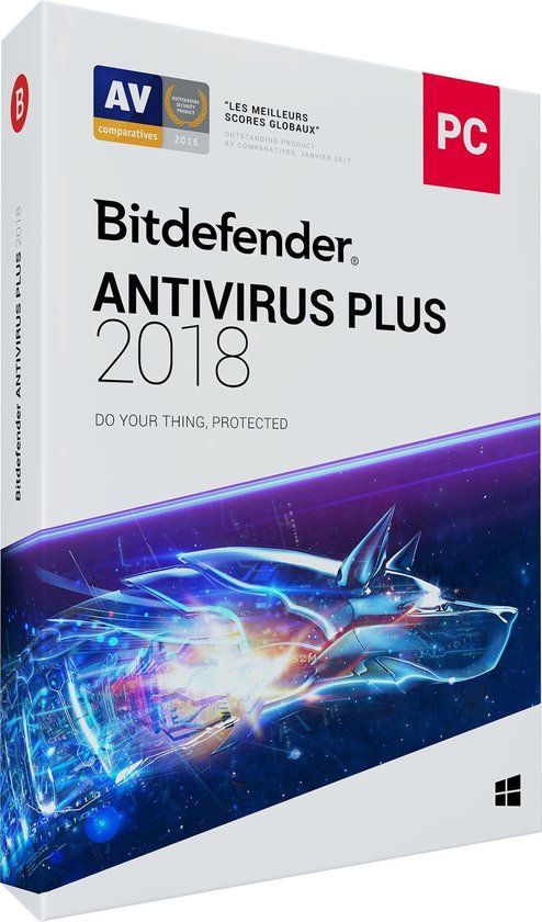 Bitdefender Antivirus Plus 2018 - 3 Apparaten - 2 Jaar - Windows