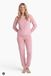 Normann Pyjama femme éponge rayé rose M 40/42
