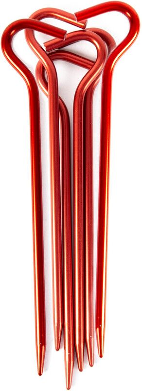Tatonka Zelthering Basic Tent Pegs - 19cm - 6 Pieces - Red