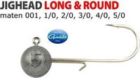 Spro Round Jig Head - Grijs - 35g - 4st - Zilver