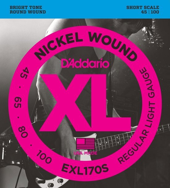 D'ADDARIO Daddario EXL170S snarenset voor elektrische basgitaar