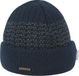 Hatland Wogan No Wind Beanie Heren Donkerblauw One Size