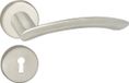 Impresso Watton Poignée de porte - Pour intérieur - Rond avec rosace à clé ronde - Acier inoxydable - 2 pièces