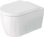 Duravit ME by Starck Hero Edition toilette suspendu - 37x54cm - sans bride - avec abattant softclose - blanc brillant