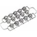 Meinl Percussion RC2-M aluminium Rocar (medium), zilver.