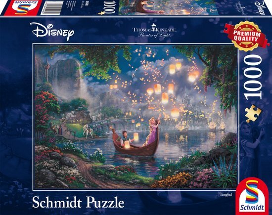 Schmidt Thomas Kinkade Disney Rapunzel 1000